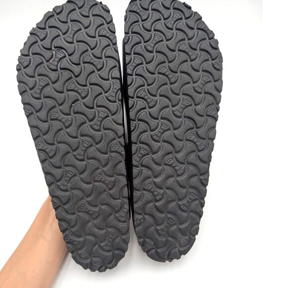 Birkenstock Arizona Essentials EVA Sandals Buckle Strap Men's Black Size US12M - Picture 8 of 12